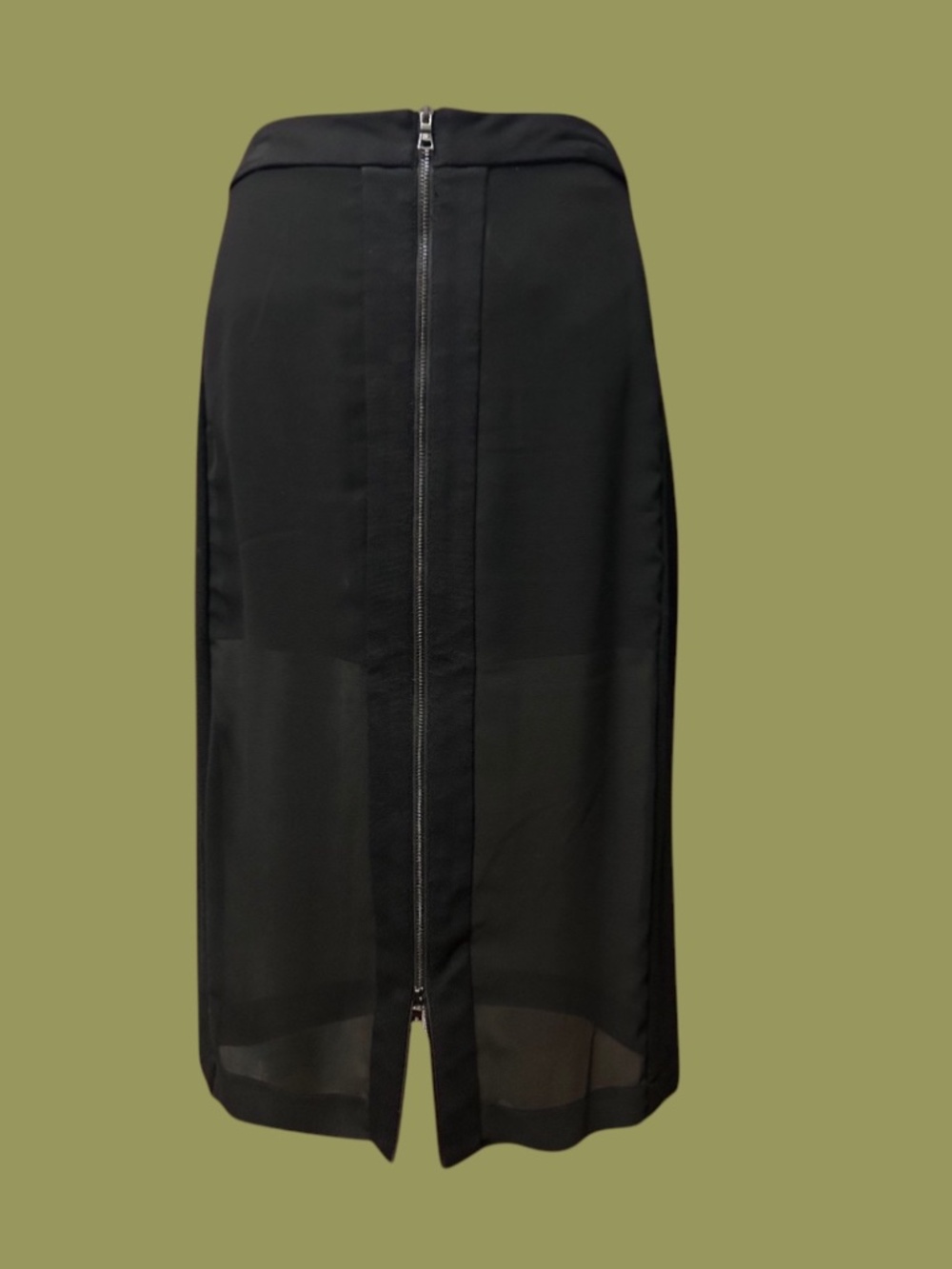 BCBG Zip Front Pencil Skirt